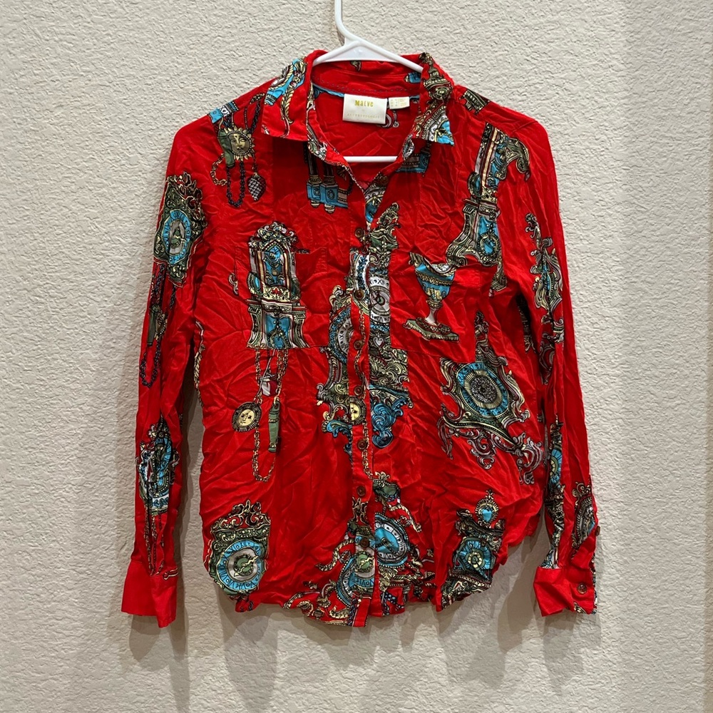 Maeve from Anthropologie Button-Up Blouse